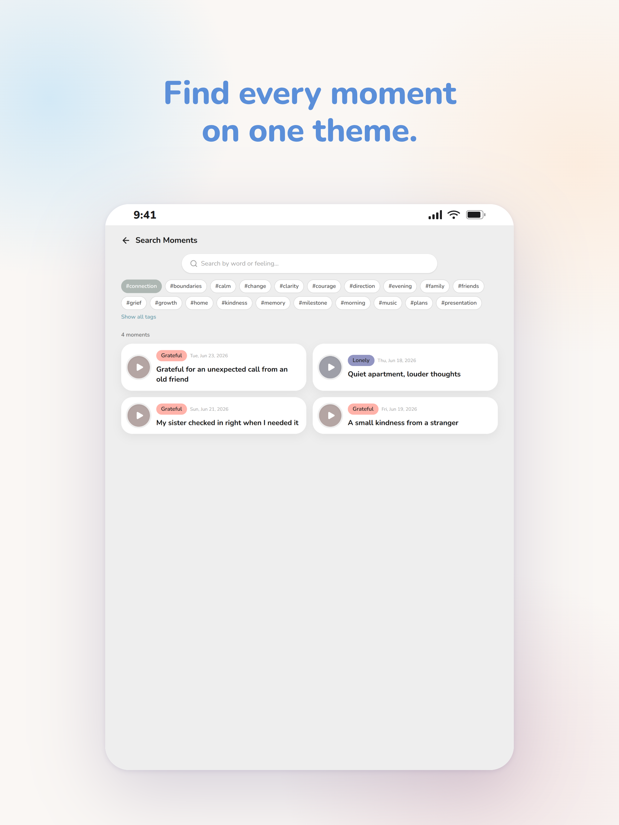 Momentary AI : Voice Journal screenshot 16