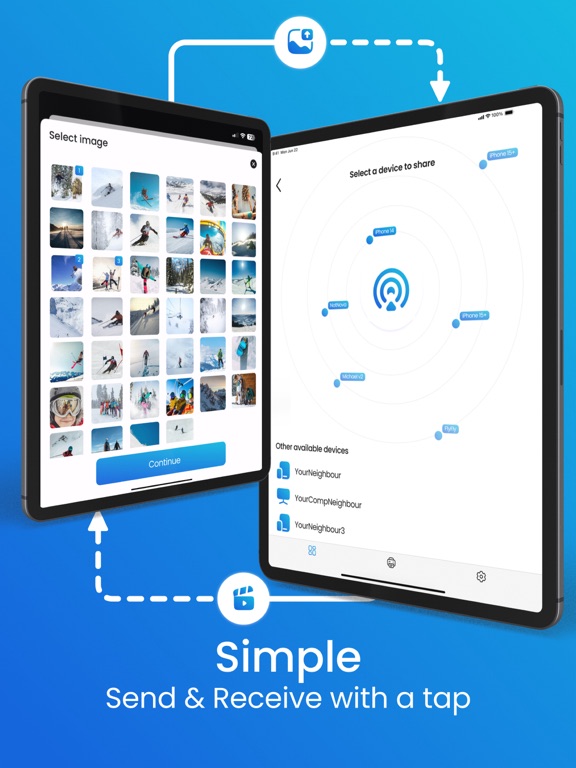 Air Transfer- Quick Files Drop iPad screenshot 4 - Utilities app