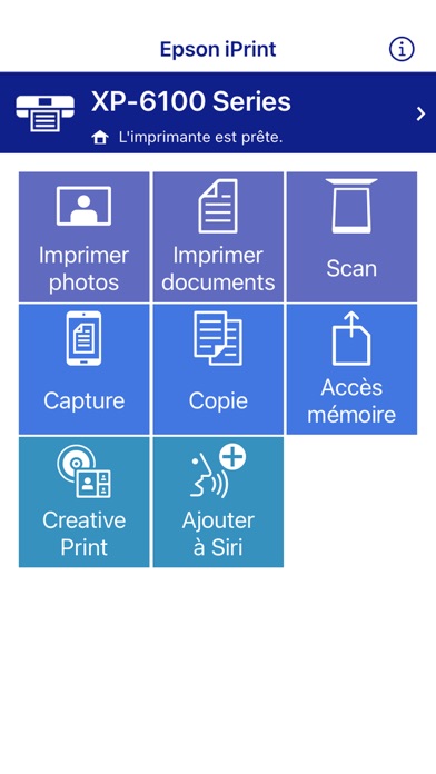 Screenshot #1 pour Epson iPrint