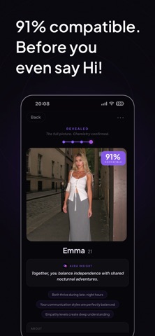 AURA: Beyond Swipe Dating iPhone screenshot