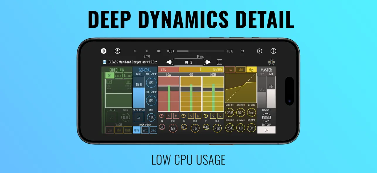 #2. BLEASS Multiband Compressor (iOS) 由: BLEASS