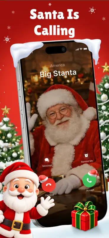 Santa Prank Call: Voice AIChat screenshot 1 of 6