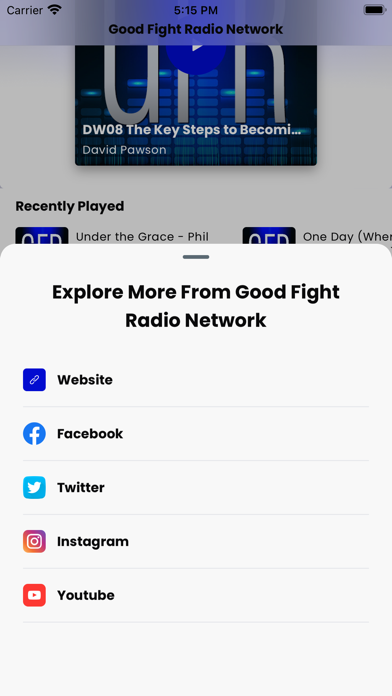 Good Fight Radio Network Screenshot