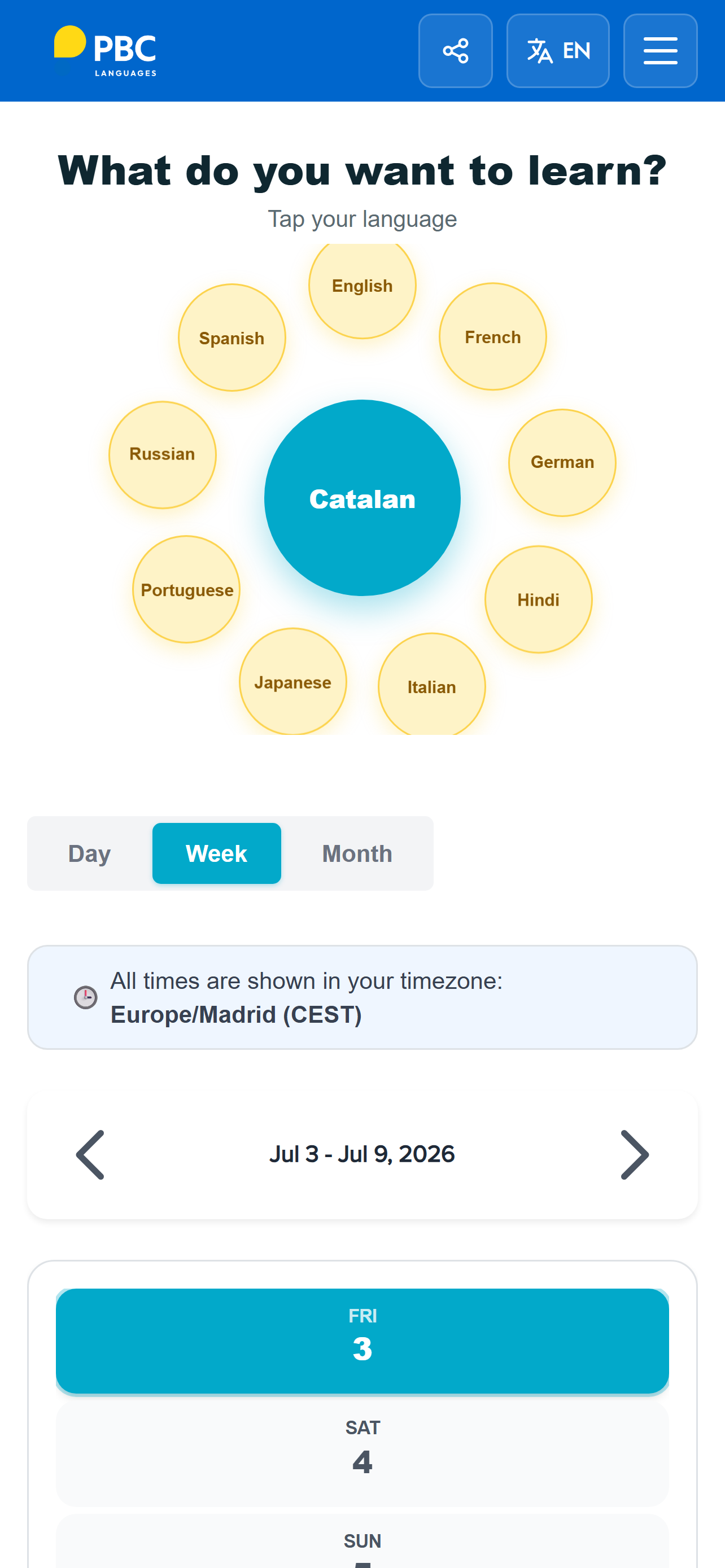 PBC Languages screenshot 4