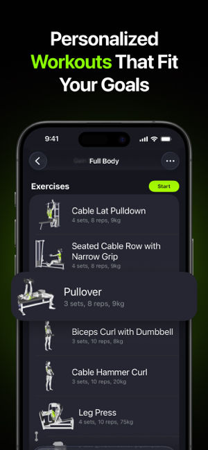 SmartGym: Gym & Home Workouts Screenshot