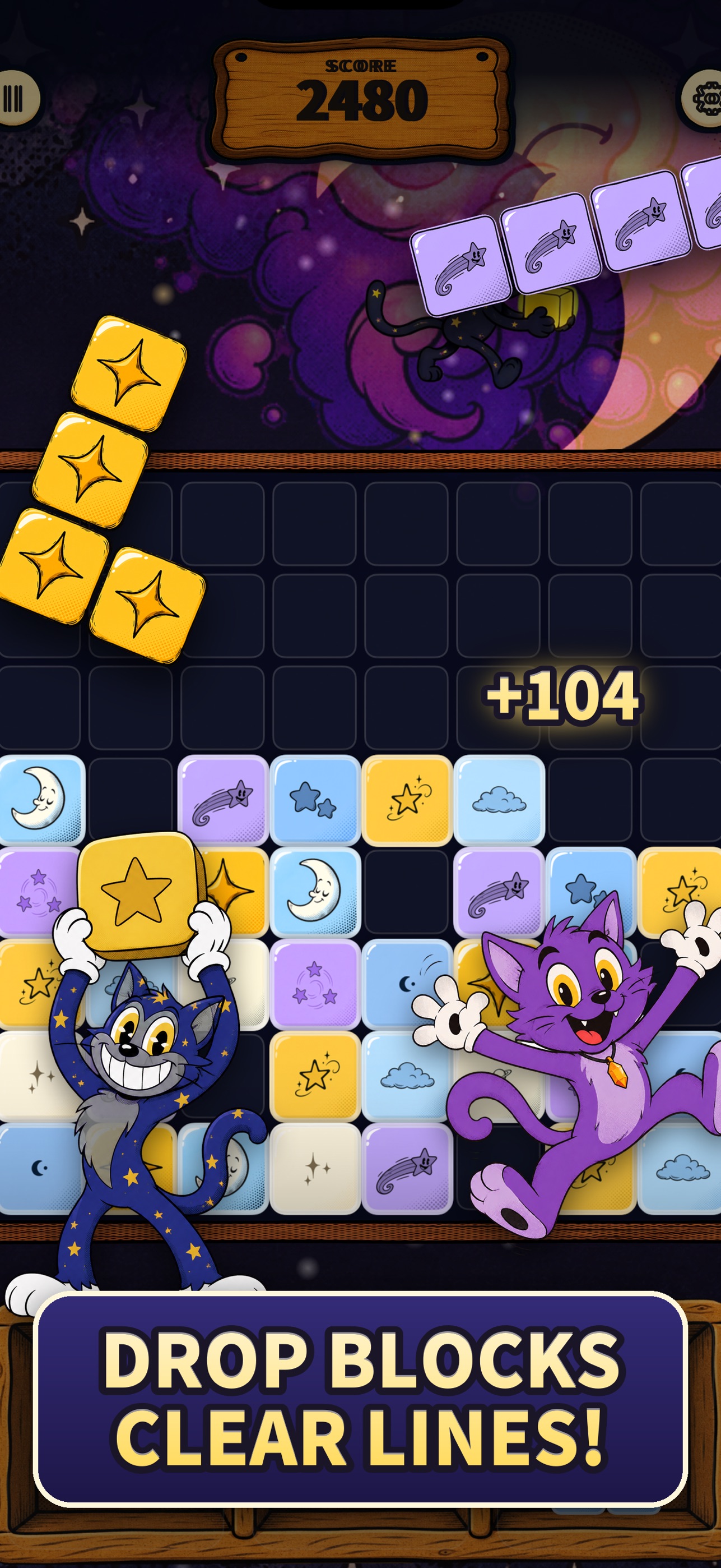 Screenshot 1 of MEOWBLOCK: Cat Block Puzzle