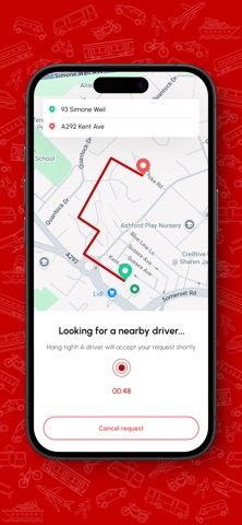 AvaRide Taxis Chorley iPhone screenshot