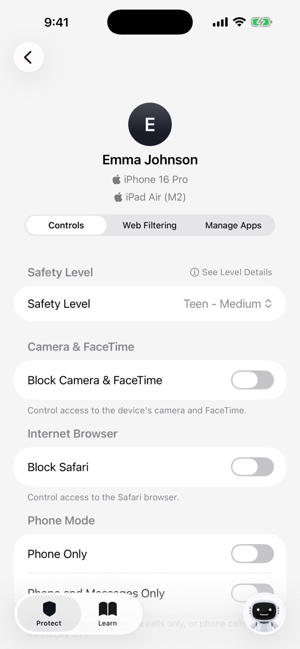 iPhone screenshot