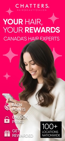 Chatters Hair Salon iPhone screenshot 1