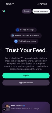 W Social Screenshot 1 of 4