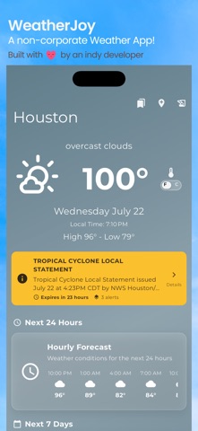 WeatherJoy screenshot