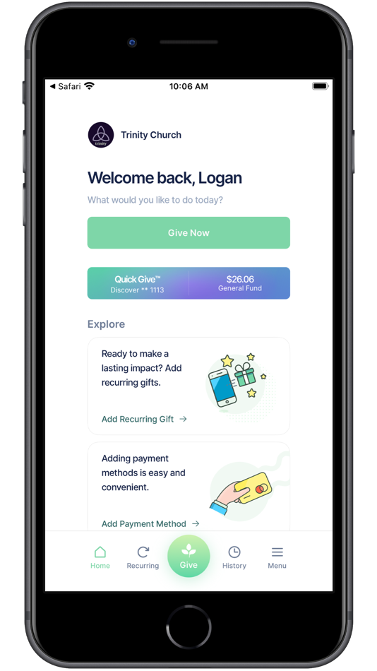 #1. Tithe.ly (iOS) By: Your Giving, Inc.
