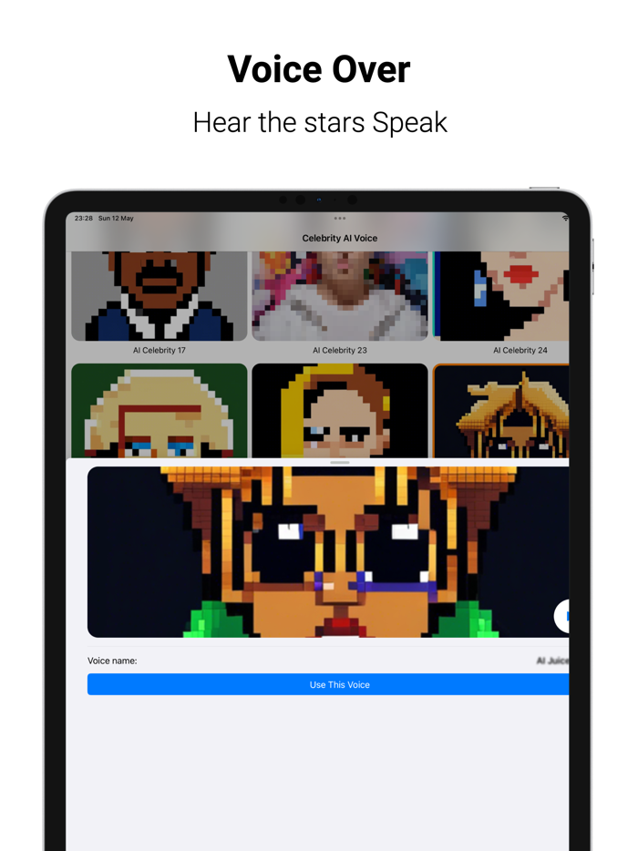 AI CelebVoicer - Voice Cloning