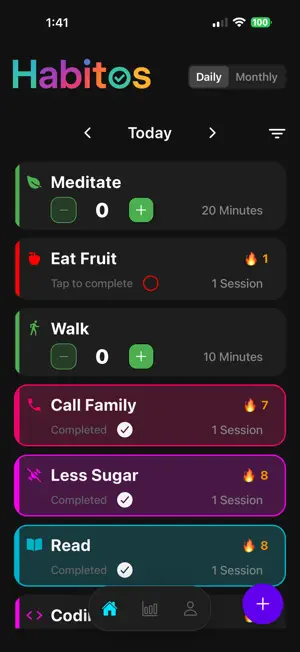 Habitos Habit Tracker screenshot 1