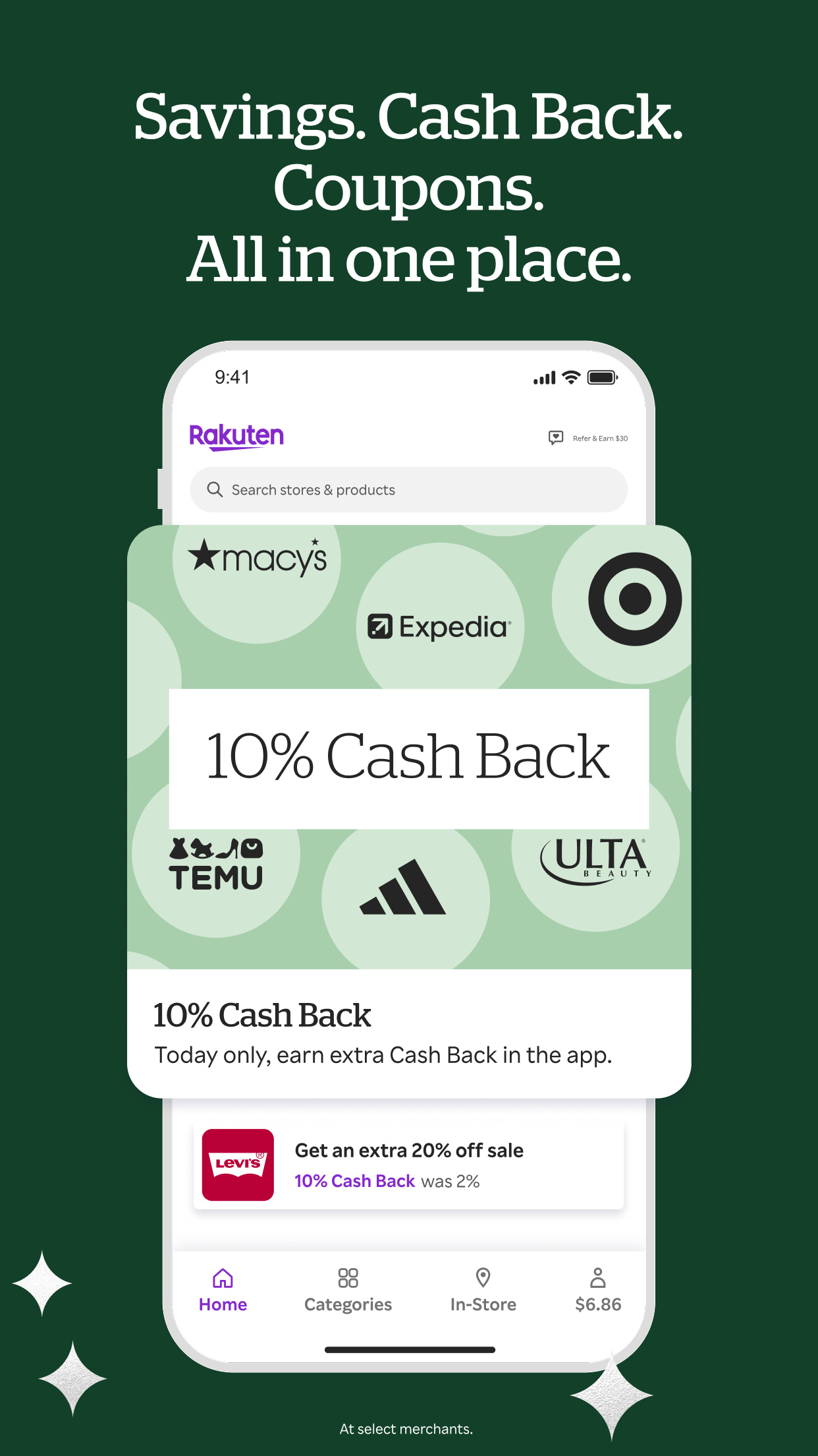 Rakuten: Cash Back & Deals screenshot 4