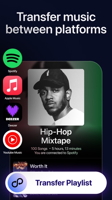 Playlist Transfer: Shift Music Screenshot