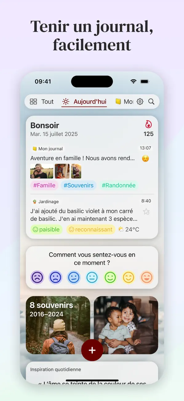 Screenshot #2 pour Diarly - Mon Journal & Notes