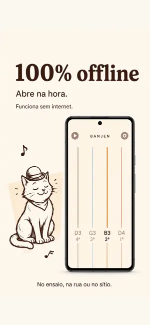Afinador de Cavaquinho e Banjo screenshot 1