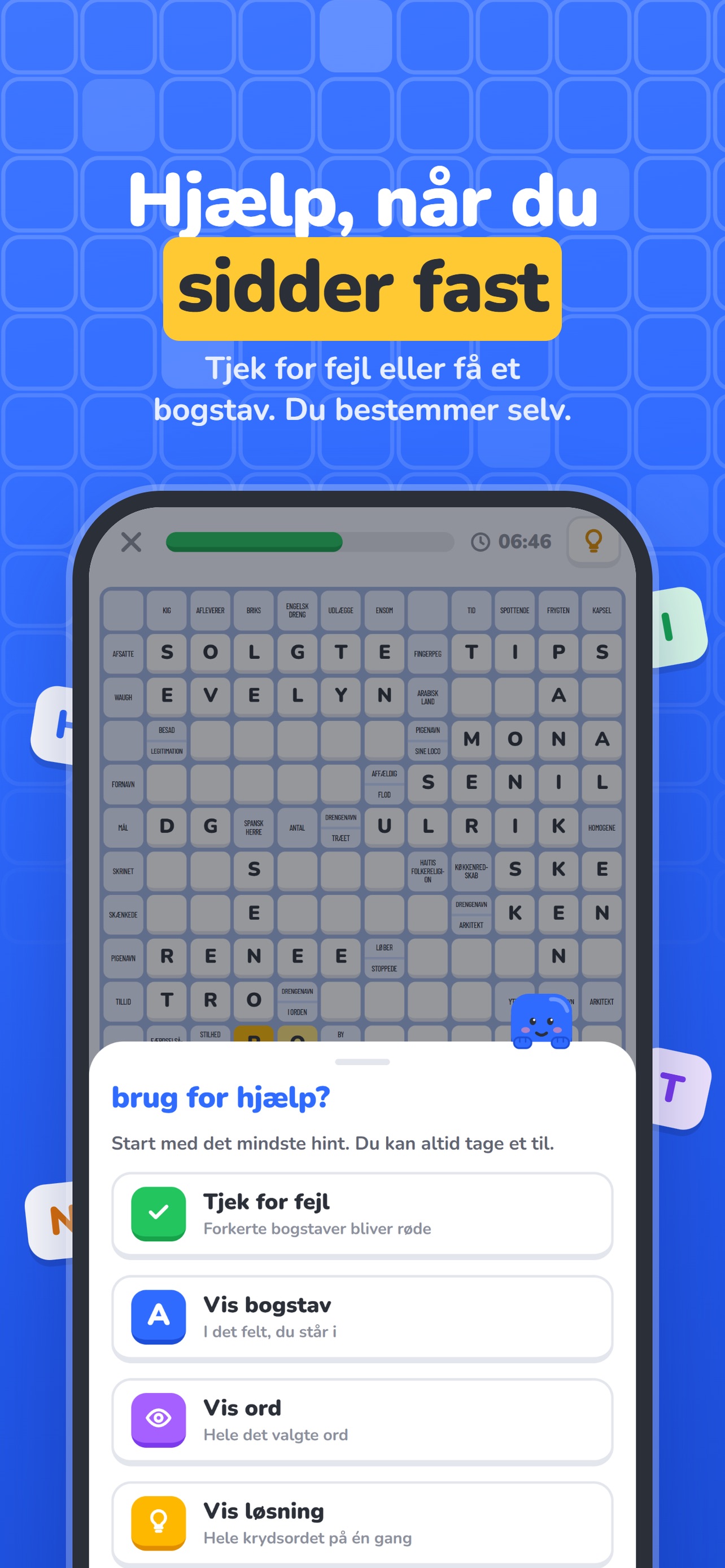 Screenshot 4 of Krydsordguide: Kryds og tværs