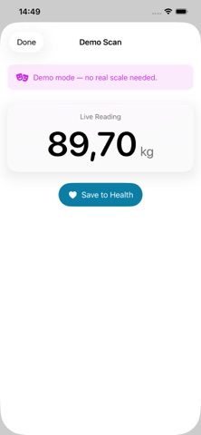 ScaleSynch - Sync Your Weight Screenshot 2 of 4