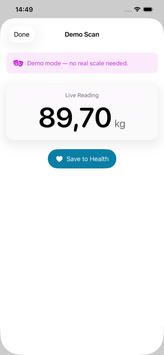 ScaleSynch - Sync Your Weight Screenshot 2 of 4