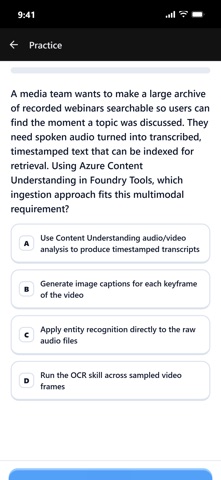 Azure AI Exam Prep Screenshot 3 of 5