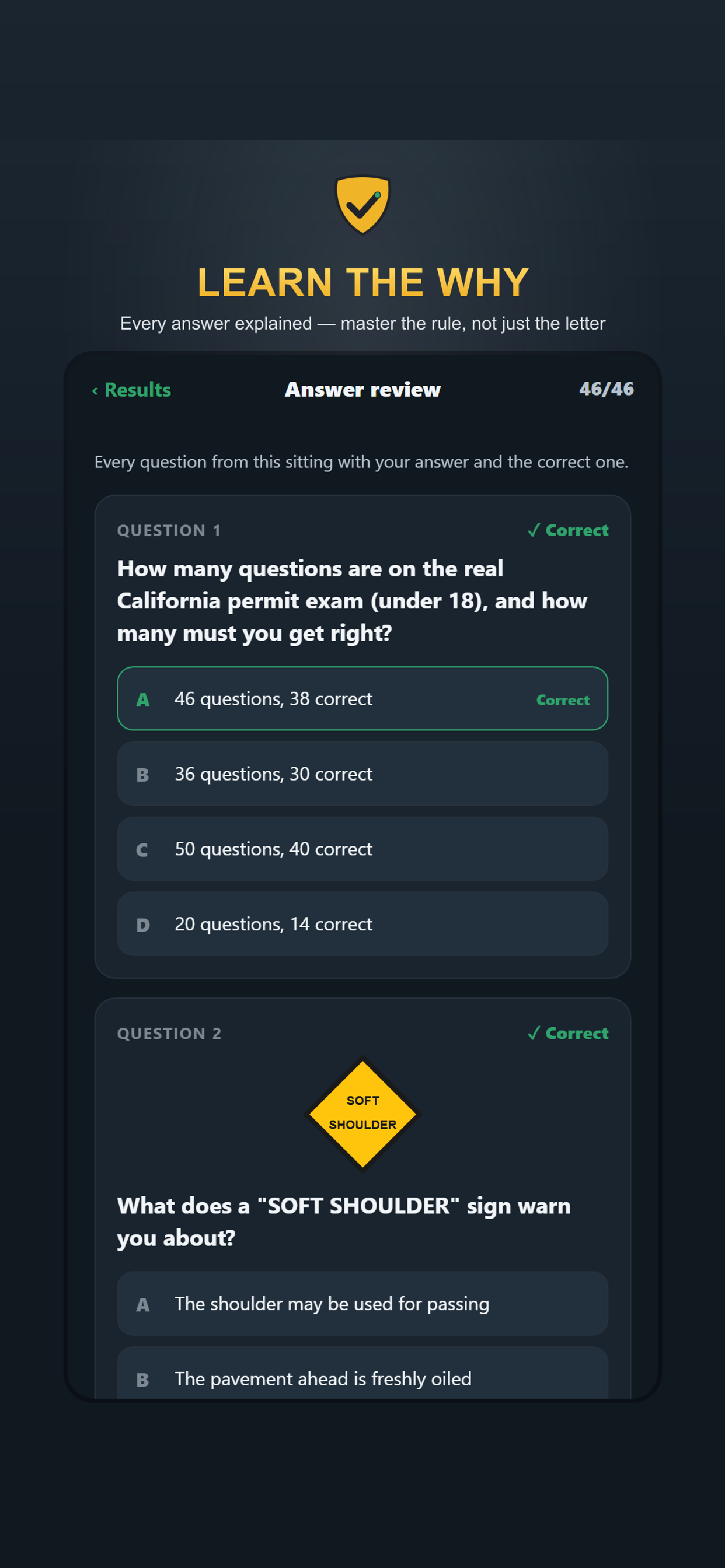 Permit Test 2026: DMV Practice screenshot 3