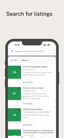 Africa Leather Directory screenshot