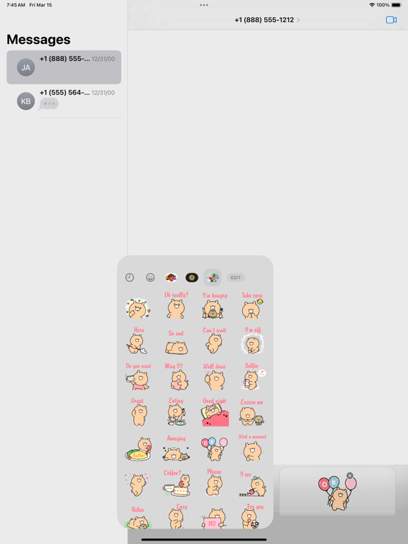 Screenshot #6 pour Gummy Bear Stickers Pack