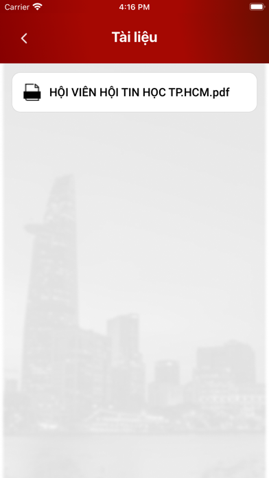 HCA Member Screenshot