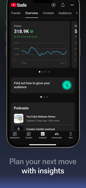 ‎YouTube Studio Screenshot