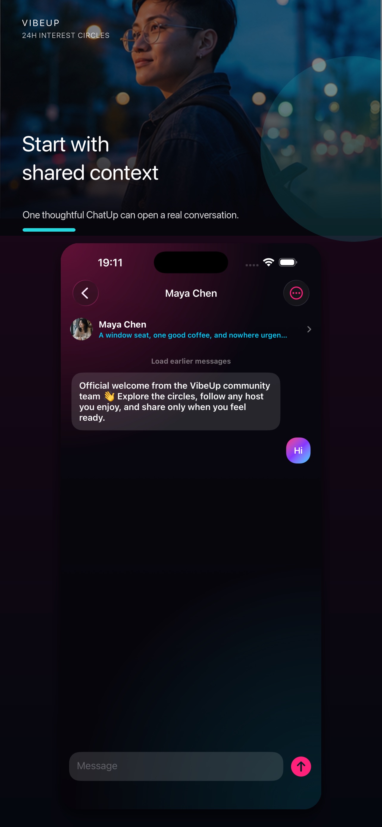 Screenshot 2 of VibeUp: 24h Circles