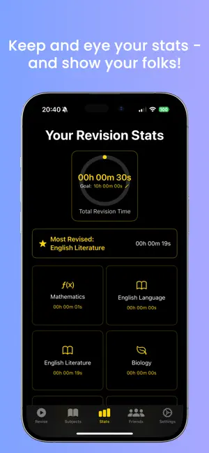 GCSE Revision Tracker screenshot 4