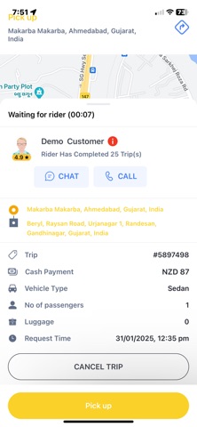 GetATaxi Driver App Screenshot 5 of 12