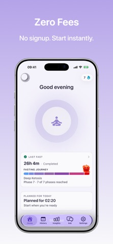 Fastology: Fasting Tracker Screenshot 2 of 7