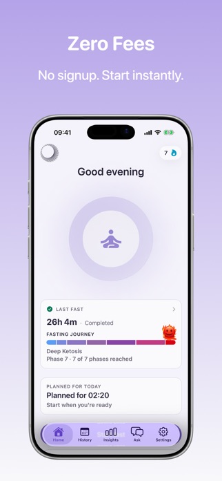 Fastology: Fasting Tracker Screenshot 2 of 7