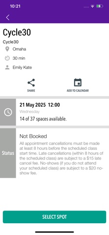 The Movement Fitness Studio screenshot