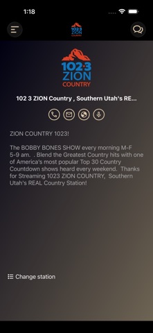 ZION Country 1023 - KUTQ app screenshot 3