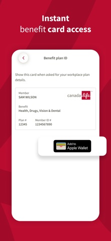 My Canada Life at Work iPhone screenshot 6