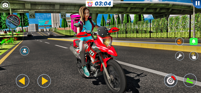 Motor bike Delivery Rider Sim