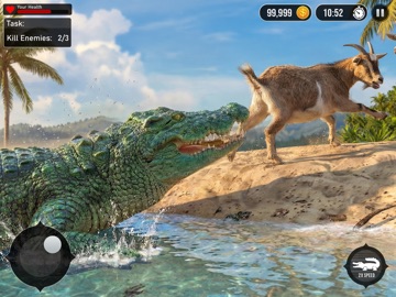 Crocodile Attack LIfe Sim 3D iPad screenshot