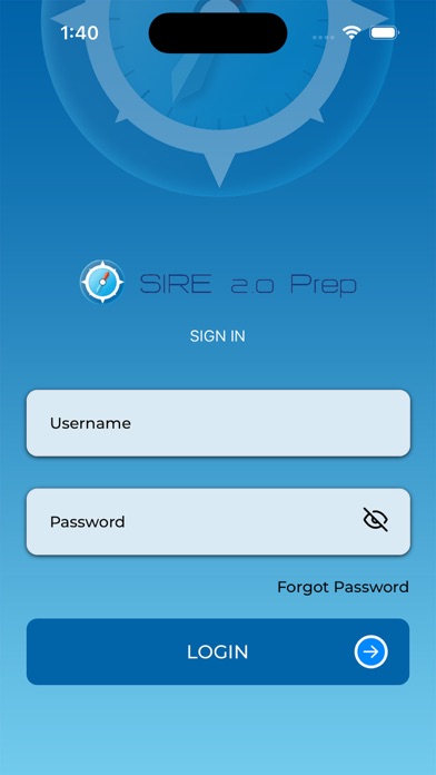 SIRE 2.0 Prep Screenshot