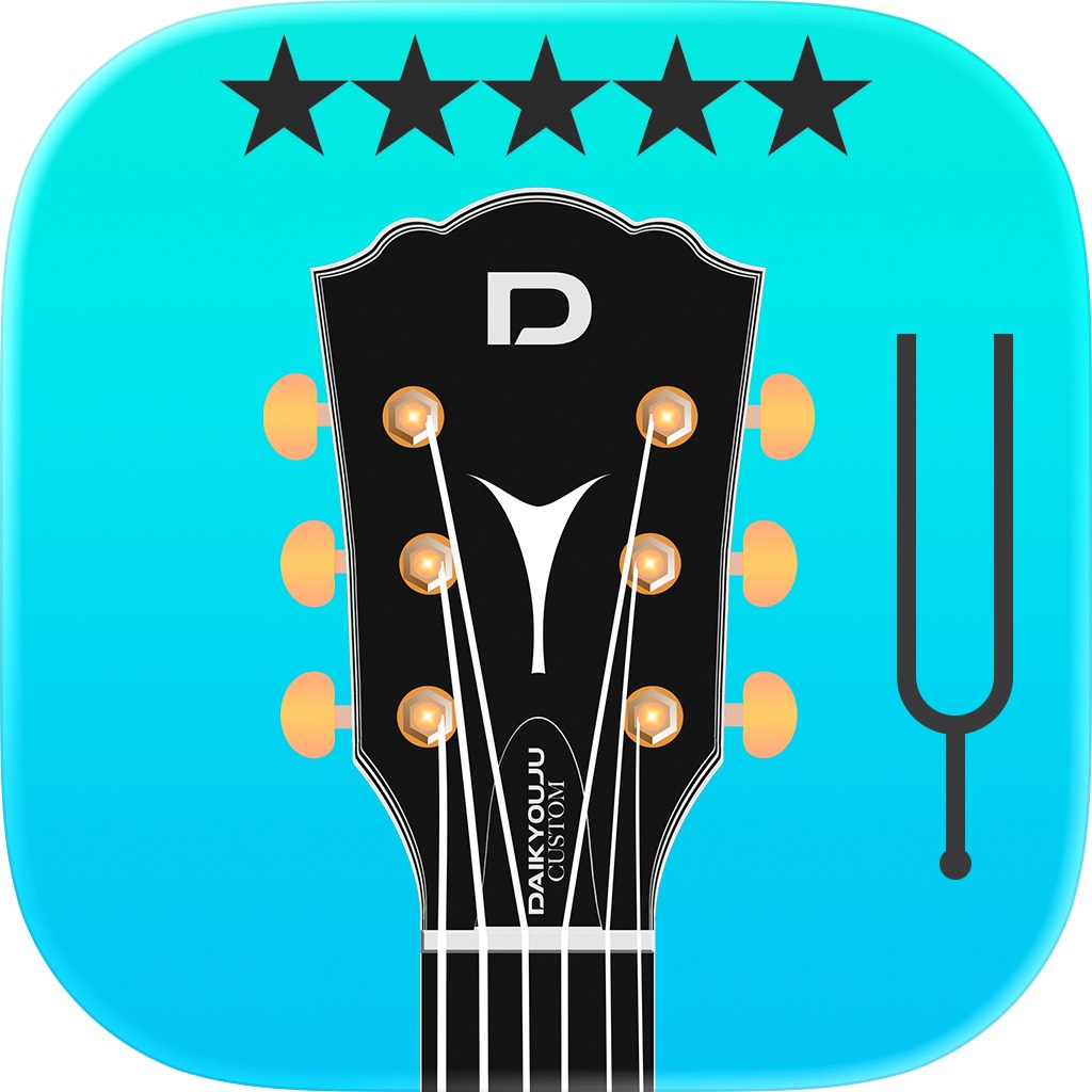 Apple App Store cover for Acoustic Guitar Tuner Basic