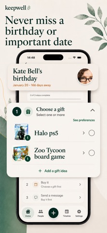 Keepwell: Notes, Dates & Gifts Screenshot 1 of 6