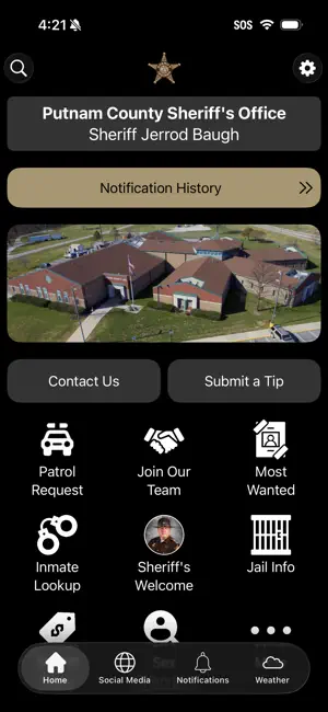 Putnam County Sheriff Indiana screenshot 1