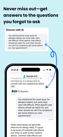 Patiently: Medical AI Notes iPhone screenshot