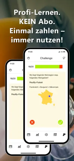 Screenshot von Wein Trainer: WSET & Sommelier auf dem iPhone 1