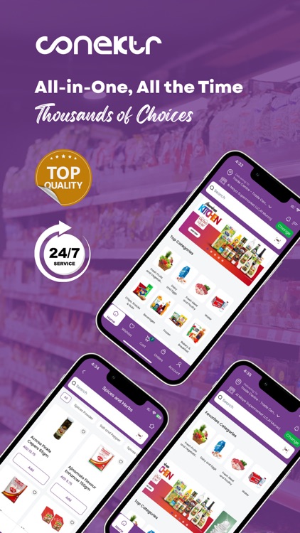 Conektr: Groceries & more