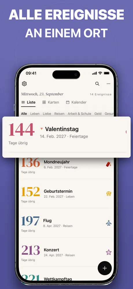 Countdown Widget: Tage bis — Screenshot 8