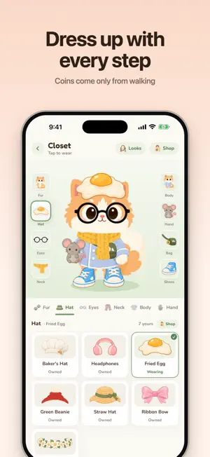 Walkie: Step Counter & Cat Pet screenshot 3